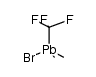 bromodimethyl(trifluoromethyl)plumbane结构式