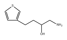 3-Thiophenepropanol, α-(aminomethyl)- Structure