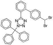 5-[4'-(DibroMoMethyl)[1,1'-biphenyl]-2-yl]-2-(triphenylMethyl)-2H-tetrazole结构式