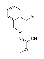 methyl N-[[2-(bromomethyl)phenyl]methoxy]carbamate结构式