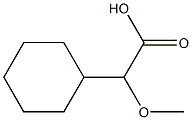 2-环己基-2-甲氧基乙酸结构式