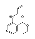 4-Pyridinecarboxylicacid,3-(2-propenylamino)-,ethylester(9CI) structure