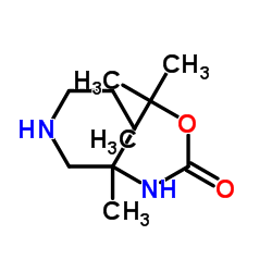 tert-butyl (3-methylpiperidin-3-yl)carbamate structure