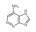 2,3,7,9-tetrazabicyclo[4.3.0]nona-2,4,8,10-tetraen-5-amine structure