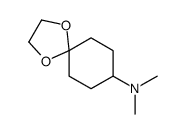 N,N-Dimethyl-1,4-dioxaspiro[4.5]decan-8-amine structure