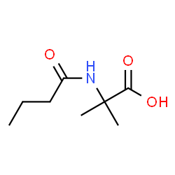 Alanine,2-methyl-N-(1-oxobutyl)-结构式