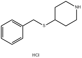 4-(benzylsulfanyl)piperidine hydrochloride Structure