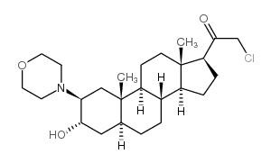 (2B,3A,5A)-21-CHLORO-3-HYDROXY-2-(4-MORPHOLINYL)PREGNAN-20-ONE picture