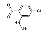 5-chloro-2-nitrophenylhydrazine Structure