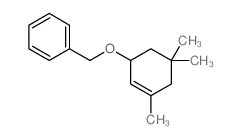 (((3,5,5-trimethylcyclohex-2-en-1-yl)oxy)methyl)benzene Structure