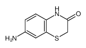 7-Amino-3,4-dihydro-2H-(1,4)benzothiazin-3-one结构式