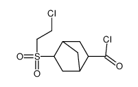 5-[(2-chloroethyl)sulphonyl]bicyclo[2.2.1]heptane-2-carbonyl chloride structure