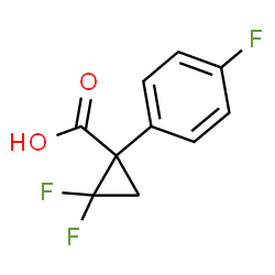 2,2-二氟-1-(4-氟苯基)环丙烷-1-羧酸图片