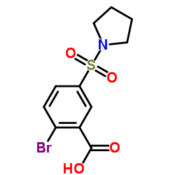 2-BROMO-5-(PYRROLIDIN-1-YLSULFONYL)BENZOIC ACID图片