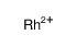 rhodium(2+) Structure