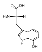 7-Hydroxy-L-tryptophan Structure