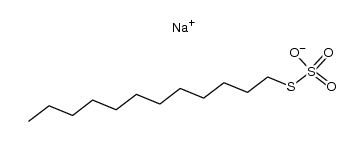 n-dodecyl thiosulfate, sodium Structure