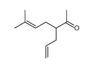 3-allyl-6-methylhept-5-en-2-one结构式