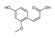 3-(4-羟基-2-甲氧基苯基)丙烯酸图片