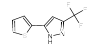 5-(2-THIENYL)-3-(TRIFLUOROMETHYL)PYRAZOLE结构式