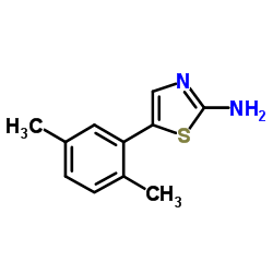 5-(2,5-Dimethylphenyl)-1,3-thiazol-2-amine Structure