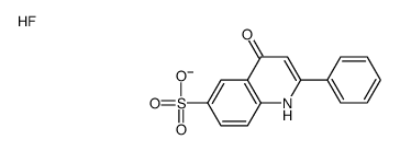 4-羟基-2-苯基-6-喹啉磺酰氟结构式