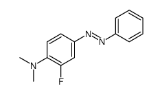 2-Fluoro-N,N-dimethyl-4-(phenylazo)aniline结构式