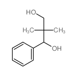 2,2-二甲基-1-苯基-1,3-丙二醇结构式