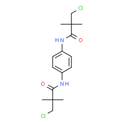 3-CHLORO-N-(4-[(3-CHLORO-2,2-DIMETHYLPROPANOYL)AMINO]PHENYL)-2,2-DIMETHYLPROPANAMIDE structure