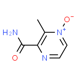 Pyrazinecarboxamide, 3-methyl-, 4-oxide (9CI)结构式