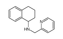 N-(2-Pyridinylmethyl)-1,2,3,4-tetrahydro-1-naphthalenamine Structure