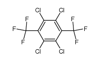 1,2,4,5-tetrachloro-3,6-bis-trifluoromethyl-benzene结构式