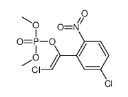 2-Chloro-1-(5-chloro-2-nitrophenyl)ethenyl dimethyl phosphate Structure