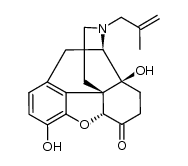 N-(2-methylallyl)oxymorphone Structure