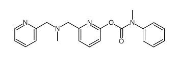 6-((methyl(pyridin-2-ylmethyl)amino)methyl)pyridin-2-yl methyl(phenyl)carbamate结构式