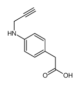 2-[4-(prop-2-ynylamino)phenyl]acetic acid结构式