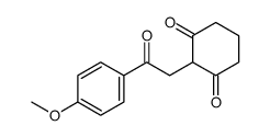 2-[2-(4-Methoxyphenyl)-2-oxoethyl]-1,3-cyclohexanedione structure