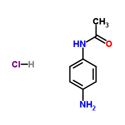 4-Acetamidoanilinium chloride structure