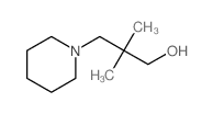 2,2-二甲基-3-(哌啶-1-基)丙烷-1-醇结构式