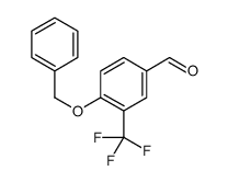 4-phenylmethoxy-3-(trifluoromethyl)benzaldehyde结构式