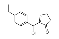 2-Cyclopenten-1-one,2-[(4-ethylphenyl)hydroxymethyl]-(9CI)结构式