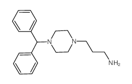 3-(4-BENZHYDRYL-1-PIPERAZINYL)-1-PROPANAMINE结构式