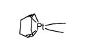 (1,5-cyclooctadiene)diethylplatinum(II) Structure