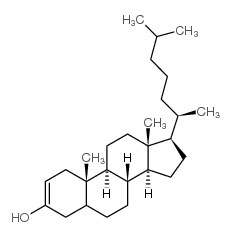 4-Cholesten-3.beta.-ol结构式