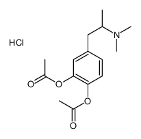 [2-acetyloxy-4-[2-(dimethylamino)propyl]phenyl] acetate,hydrochloride Structure