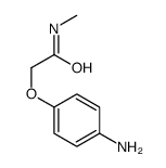 2-(4-aminophenoxy)-N-methylacetamide Structure