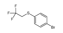 (4-BROMOPHENYL)(2,2,2-TRIFLUOROETHYL)SULFANE structure