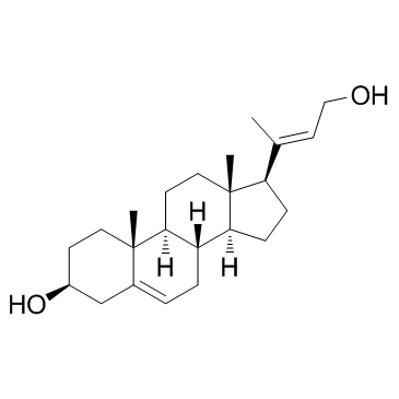 (3β,20E)-24-降胆-5,20-(22)-二烯-3,23-二醇结构式