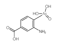 3-amino-4-arsono-benzoic acid structure