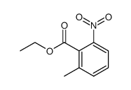 Benzoic acid, 2-Methyl-6-nitro-, ethyl ester结构式